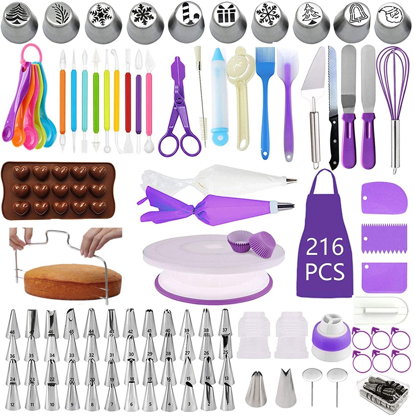 Decorating Mouth Baking Tool Set Cake Turntable - Journey to Sweetness