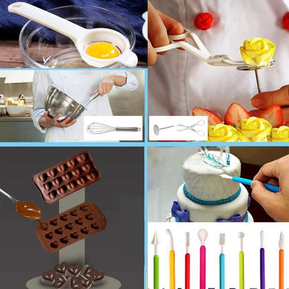 Decorating Mouth Baking Tool Set Cake Turntable - Journey to Sweetness