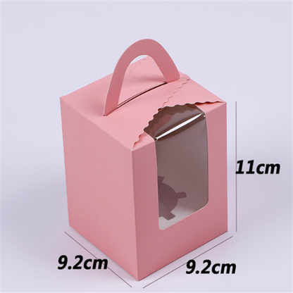 Folding carton Mousse cup cake box - Journey to Sweetness