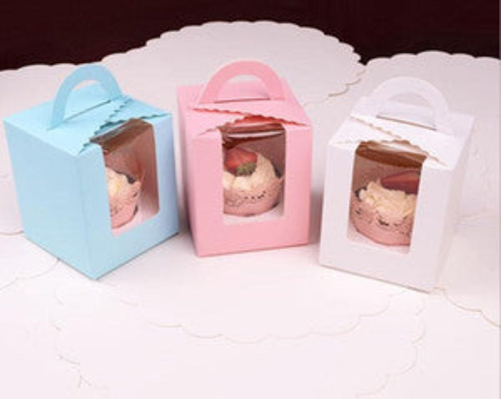 Folding carton Mousse cup cake box - Journey to Sweetness