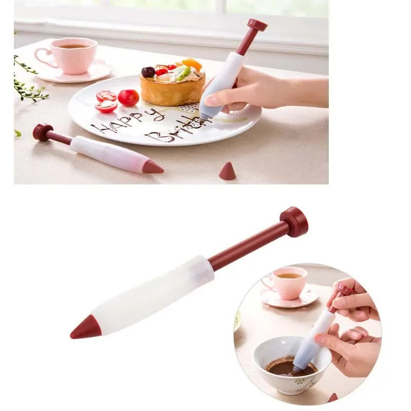 Silicone Food Writing Pen Chocolate Decorating - Journey to Sweetness