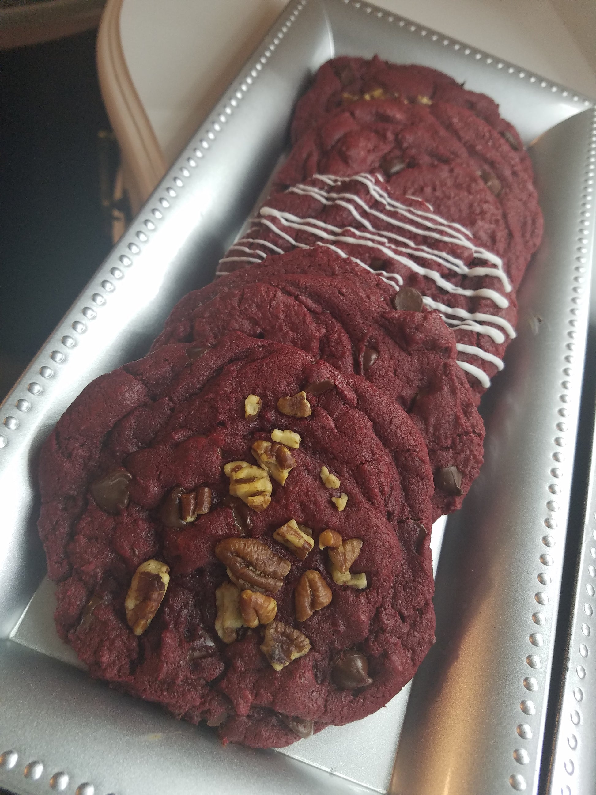 Red Velvet Cookies - Journey to Sweetness