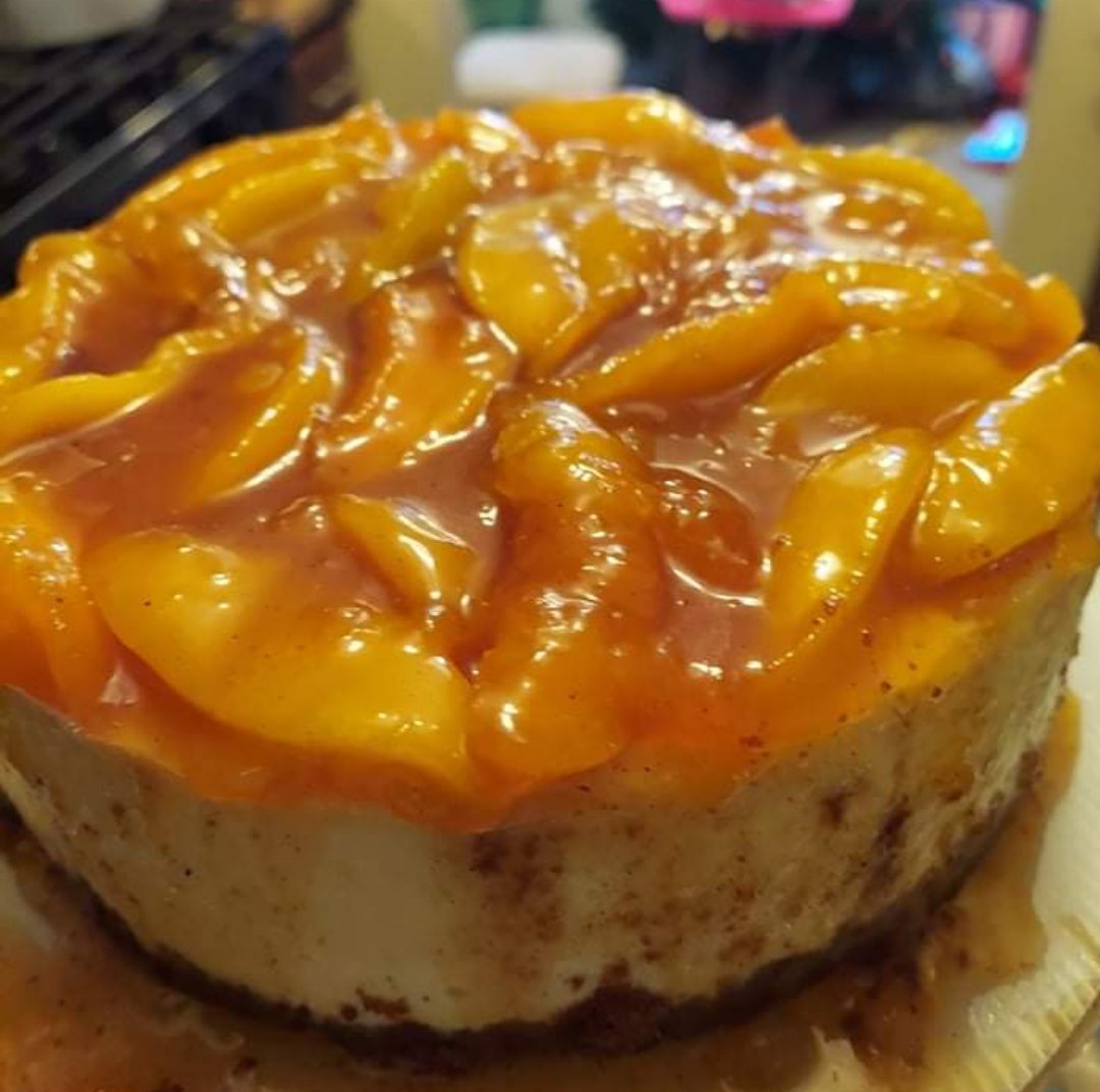 Peach Cobbler Cheesecake - Journey to Sweetness